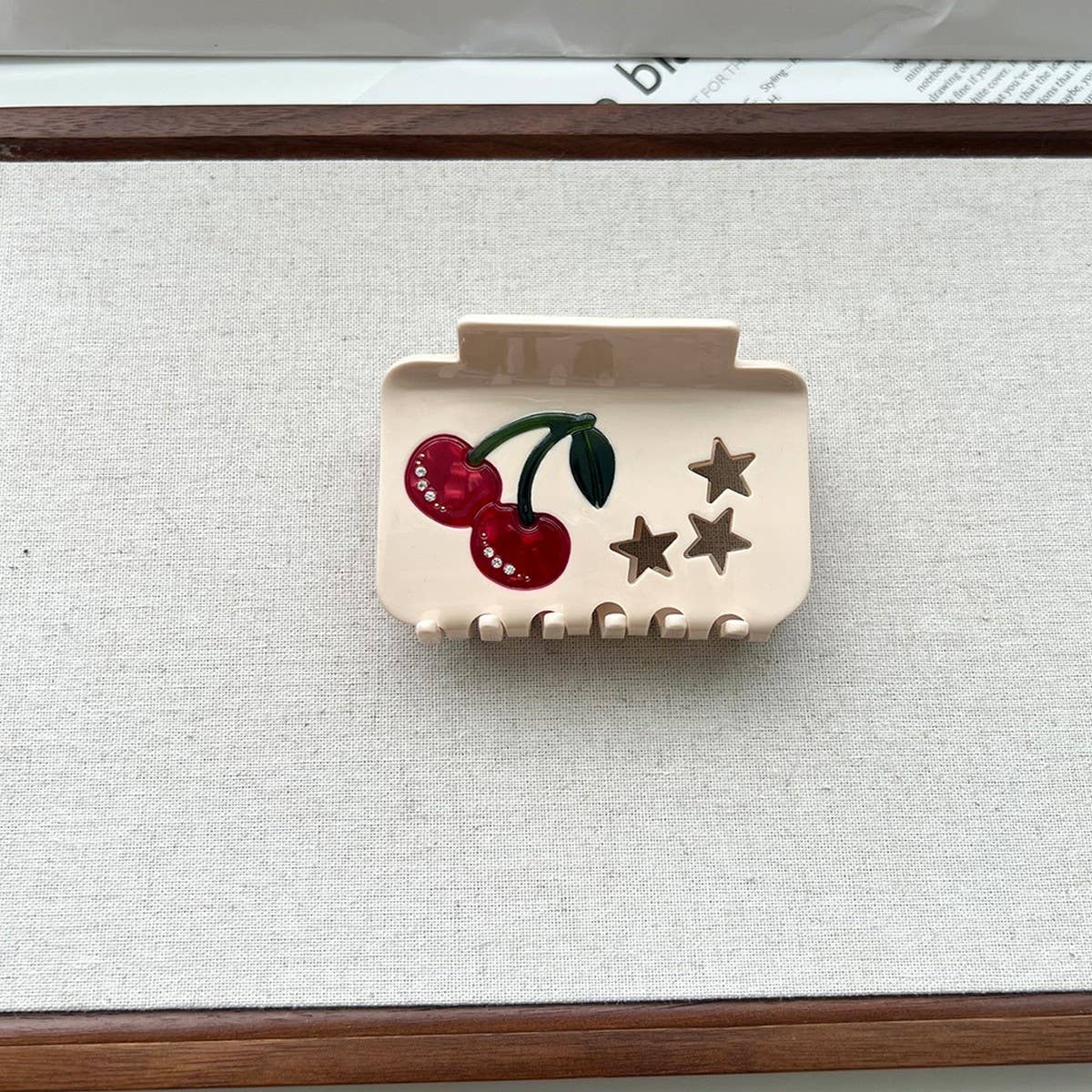 CHERRY SERIES ACETATE HAIR CLAW SWEET SIMPLE CLIP_CWAHA5967