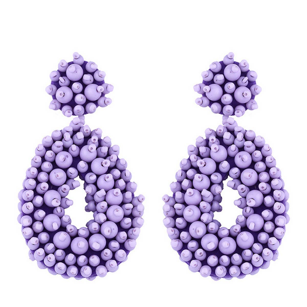 BOHEMIAN WOVEN BEADED EARRINGS_CWAJE0973