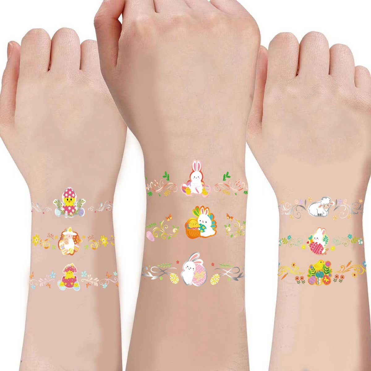 EASTER RABBIT WRIST TATTOOS KIDS WATCH STYLE_CWMM8246