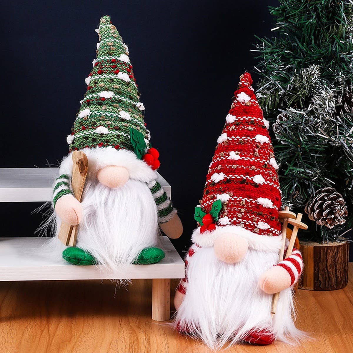 CHRISTMAS LIGHTED FACELESS OLD MAN ORNAMENT_CWMM2862