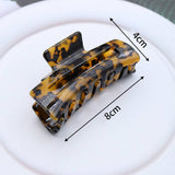 ACETATE LEOPARD HAIR CLAW HOLLOW TORTOISE CLIP_CWAHA2608