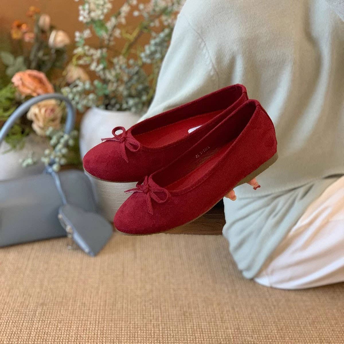 Yellow Platform Slip-On Loaf Vintage Style_Cwshf0142