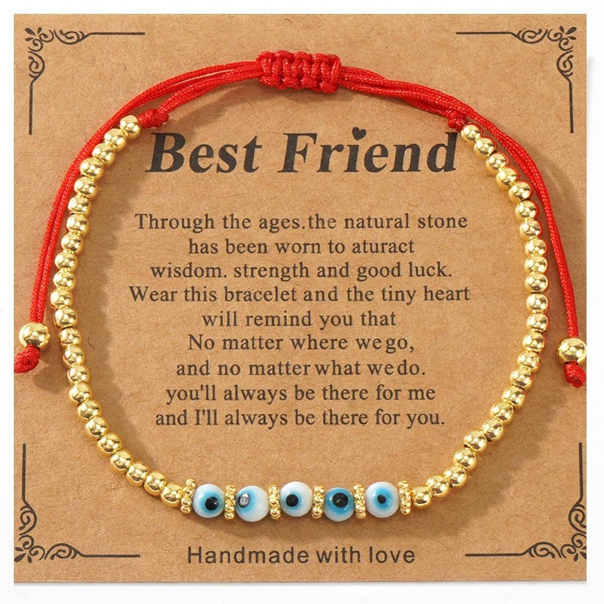 MULTI COLOR GLASS FLAT DEVIL EYE BRACELET_CWMM3848