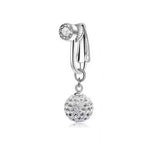 FAKE NAVEL CLIP NO PIERCING BELLY BUTTON RING_CWMM9190