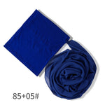 NEW STYLE PLEATED DRAWSTRING CHIFFON HEADSCARF_CWASC2434
