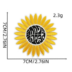 GRAFFITI DECORATED SUITCASE EMBROIDERED PATCH_CWMM4045