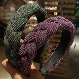 FASHION MULTICOLOUR WEAVE DETAIL HAIR HOOP_CWAHA0201