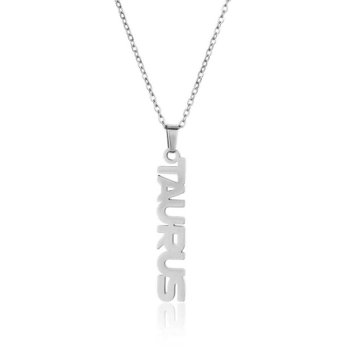 CLAVICLE CHAIN TWELVE ZODIAC TITANIUM NECKLACE_CWMM2717