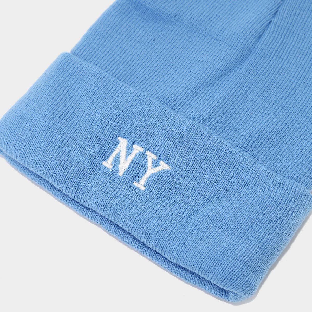 Ny Embroidery Knit Beanie Winter Warm Hat_Cwah04695