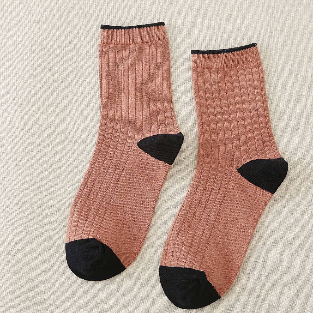 Women Solid Color Matching Socks_Cwms0295