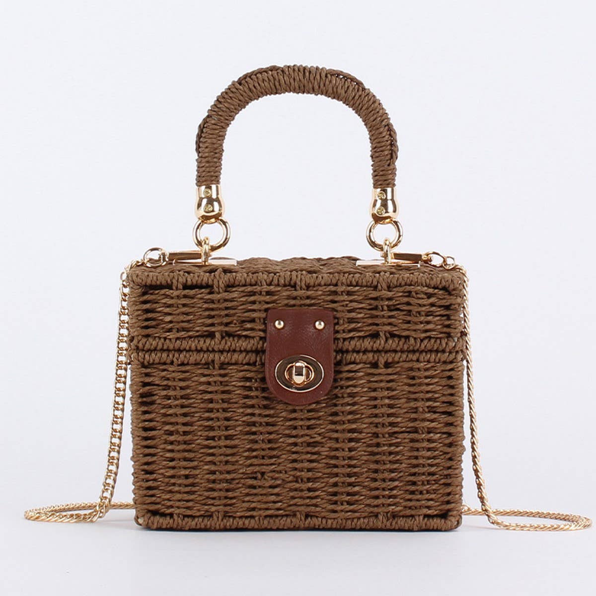 DUAL PURPOSE LEISURE PAPER ROPE WOVEN BAG_CWAB4713