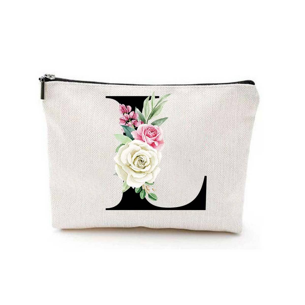 SIMPLE DOUBLE SIDED PRINTED ZIPPER COSMETIC BAG_CWAB2251