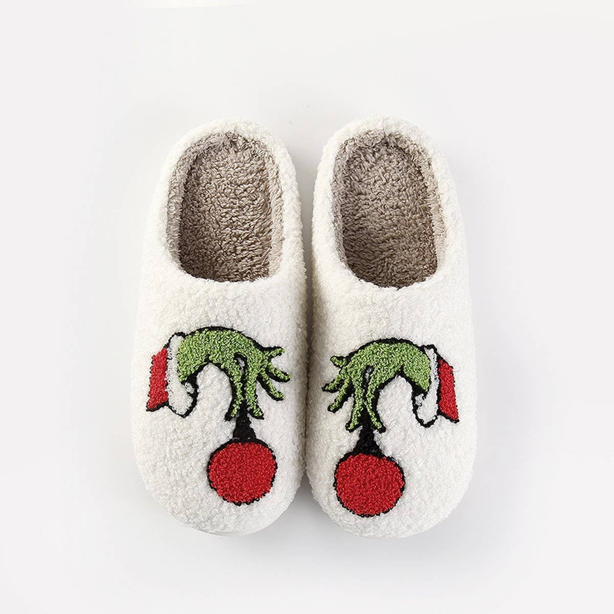 HOME LEISURE CHRISTMAS NON SLIP WARM SLIPPERS_CWSHS0471