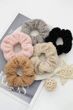 5PCS SOLID COLOR FLUFFY SCRUNCHIE_CWAHA0172