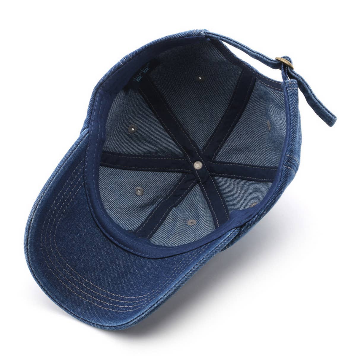 Cwah3200_Solid Color Sun Protection Denim Baseball Cap