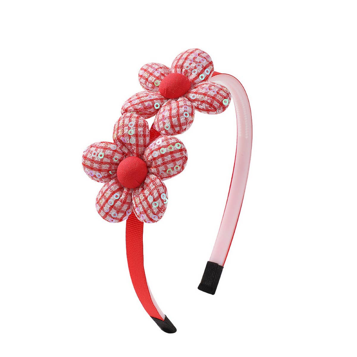 CHILDRENS PLAID HANDMADE HEADBAND_CWAHA2401