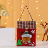 NEW PLAID CHRISTMAS CHILDRENS GIFT BAG_CWMM1900
