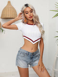 Twist Twist Crop Knit Blouse
