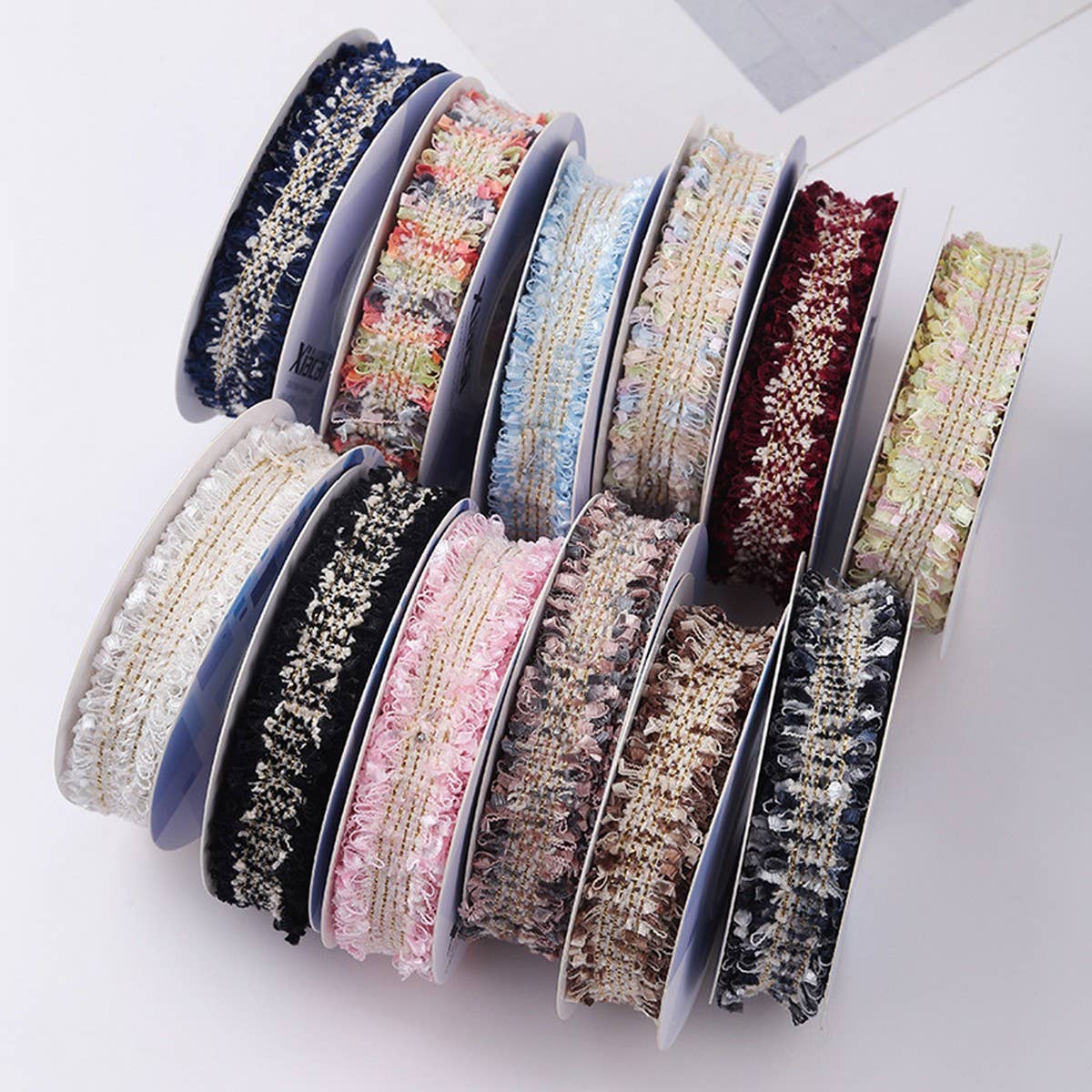 RIBBON TWEED BOUQUET FLOWER WRAP DIY RIBBON_CWMM5745