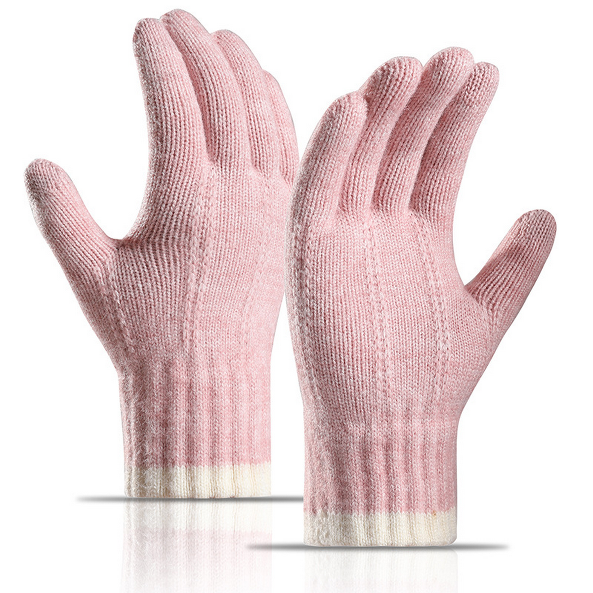 Women Winter Knit G Ves Touchscreen Full Finger_Cwag0523