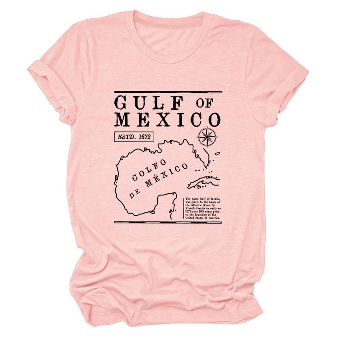 GULF OF MEXICO ESTD TEE SOFT COMFORT T SHIRT_CWTTSL0489