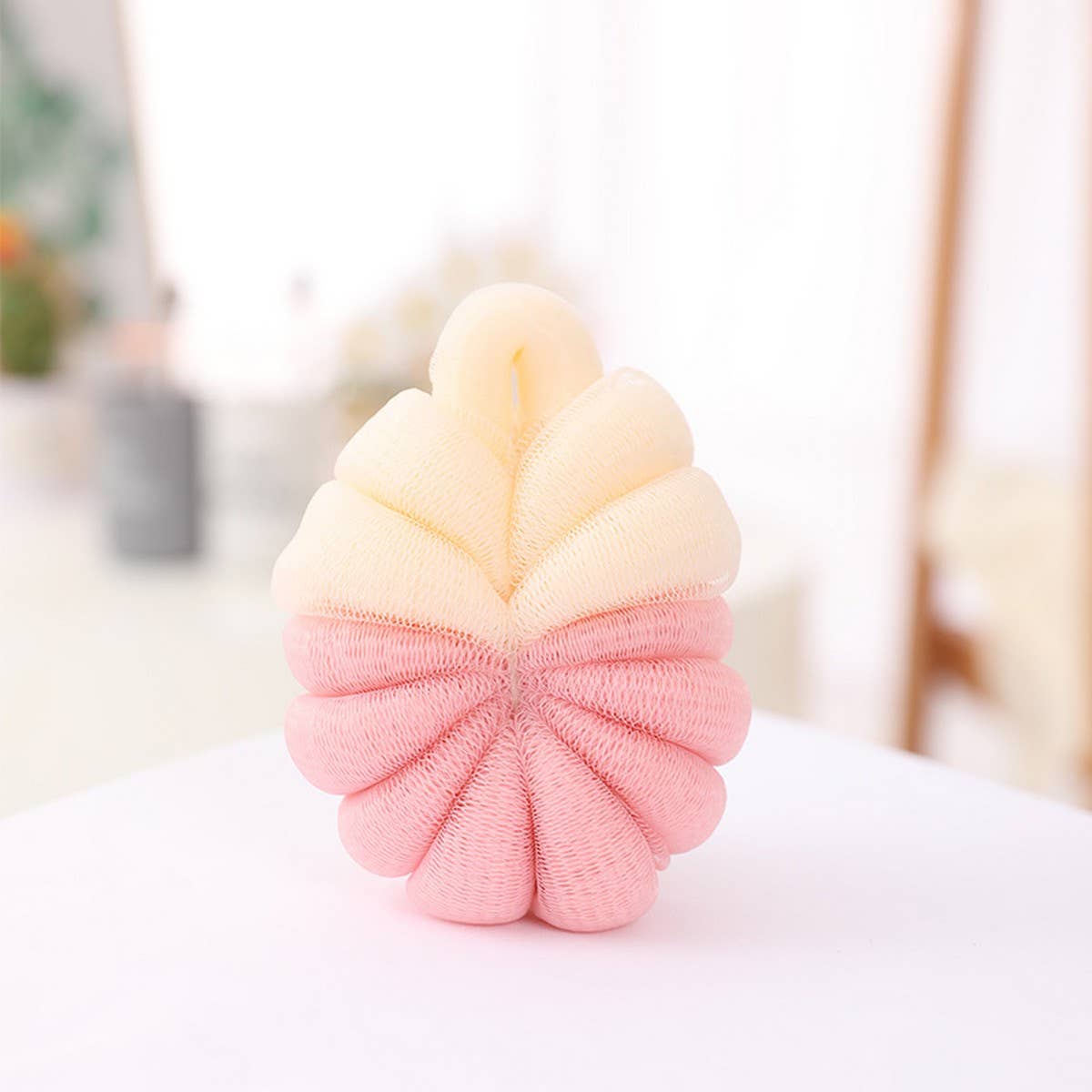 BATH POUF 50G LARGE CREATIVE TURTLE BATH FLOWERBALL_CWMM3385