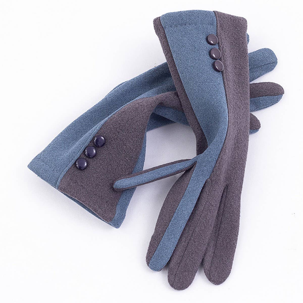 Autumn And Winter Warm Color Matching Gloves_Cwmm1544