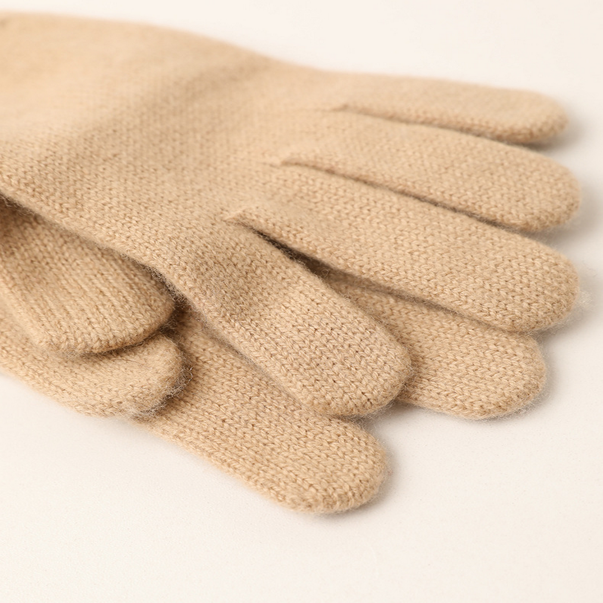THICK KNIT WOOL GLOVES FOR WOMEN WINTER WEAR_CWAG0527
