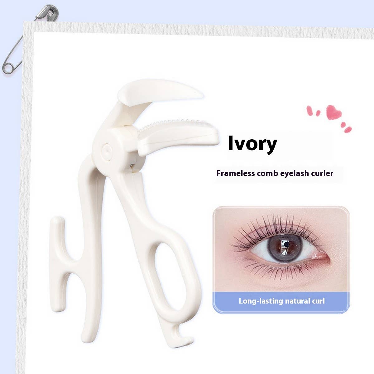 FRAMELESS EYELASH CURLER PORTABLE NATURAL_CWMM8047