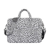 BLACK AND WHITE LAPTOP BRIEFCASE NOTEBOOK CASE_CWAB3324