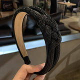 GLITTER KNOT DECOR GLAMOROUS HEADBAND_CWAHA0197