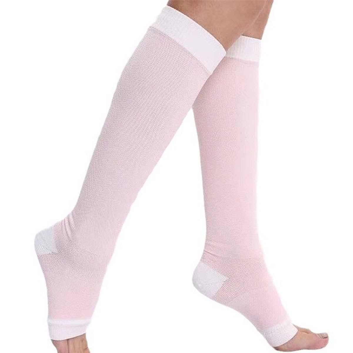 Women'S Outdoor Open Toe Compression Socks_Cwms1864