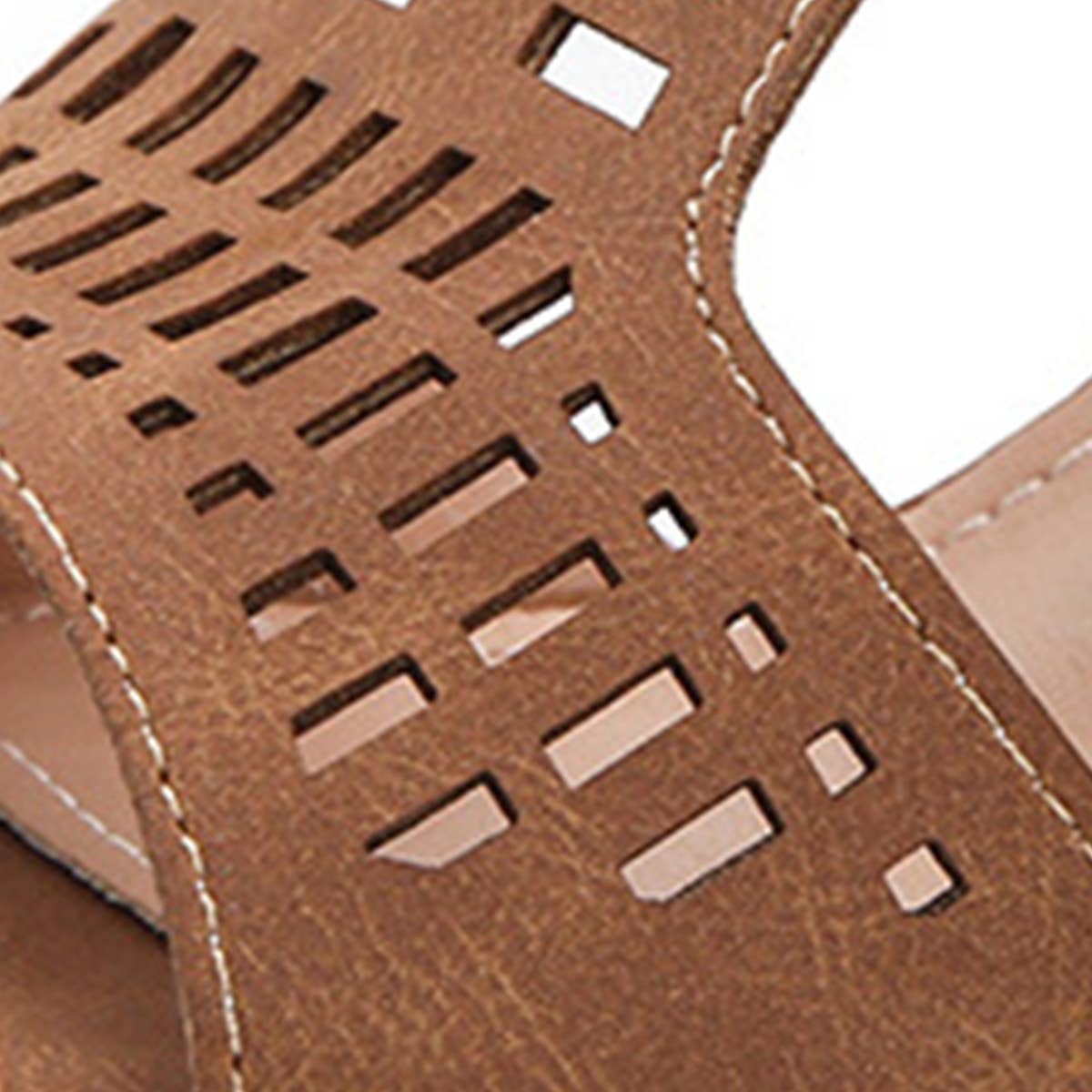 HOLLOW HIGH HEELED SANDALS WITH THICK HEELS_CWSHH0005