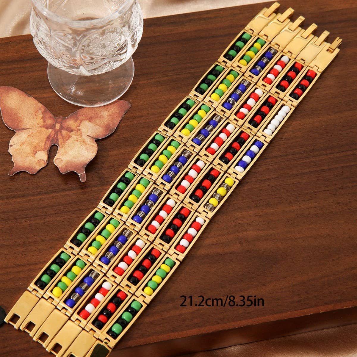 18K STAINLESS STEEL BEAD BRACELET_CWMM3736