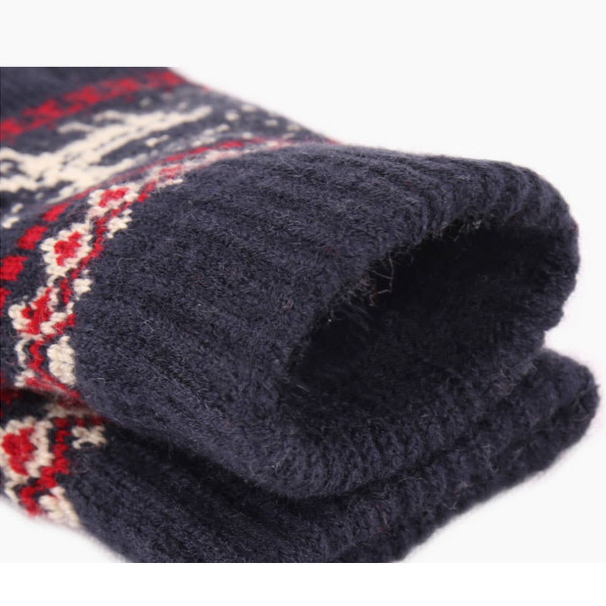 CUTE ELK FASHION KNITTED WARM TOUCH SCREEN GLOVES_CWAG0227