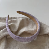 Wide-Rimmed Small Purple Headband