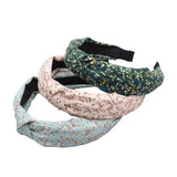 SIMPLE PRINT NEW CROSS KNOT HEADBAND_CWAHA1671