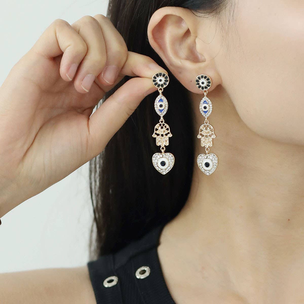 NEW FASHION DAILY ALL MATCH DEVIL EYE EARRINGS_CWAJE2823