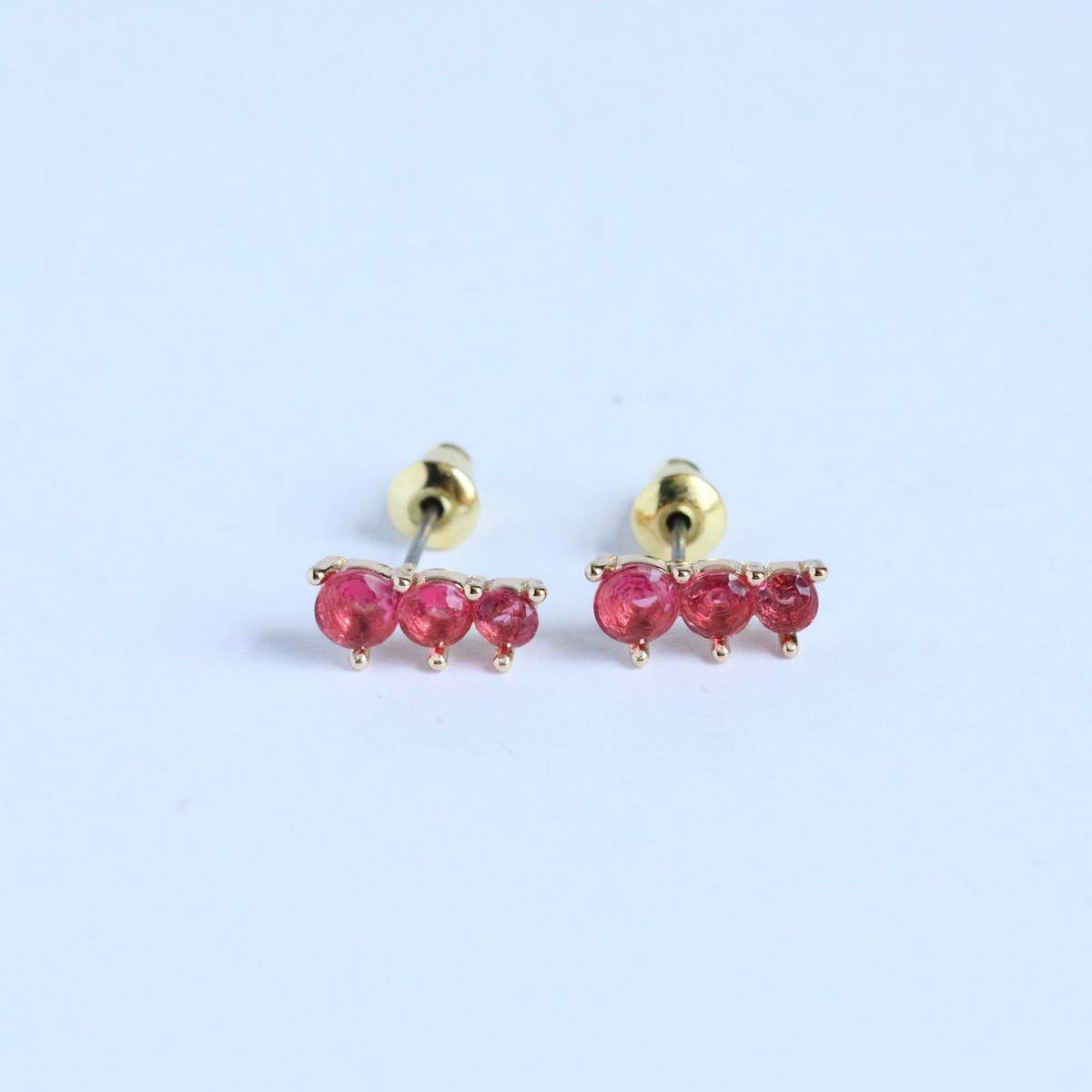 DECEMBER BIRTHSTONE STUD EARRINGS VINTAGE GIFT_CWAJE5111