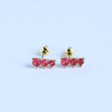 DECEMBER BIRTHSTONE STUD EARRINGS VINTAGE GIFT_CWAJE5111