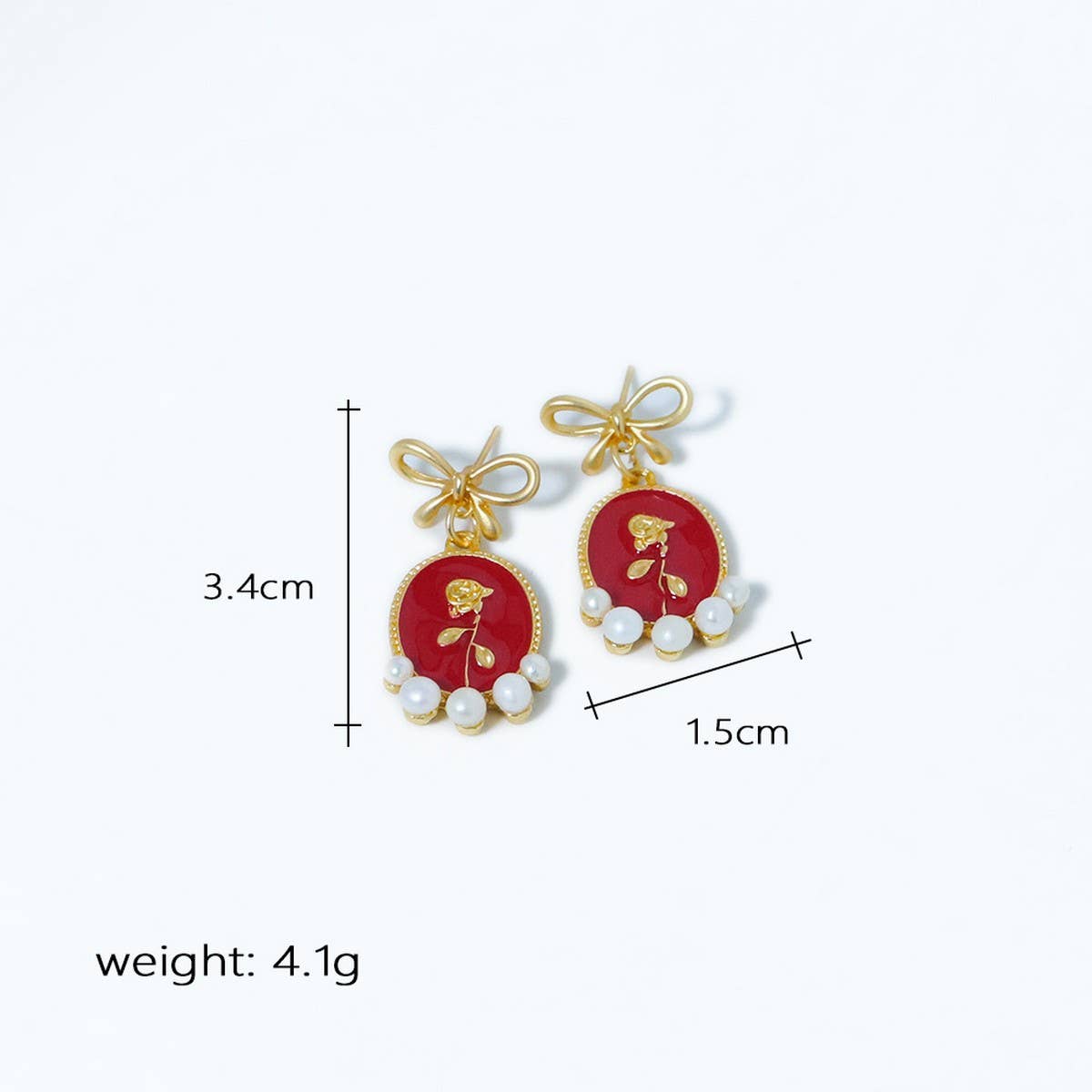 HIGH END RETRO LUXURY NATURAL PEARL EARRINGS_CWAJE3774