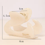 FRENCH ACETATE HALF UP HAIR CLIP IRREGULAR SHAPE_CWAHA2648