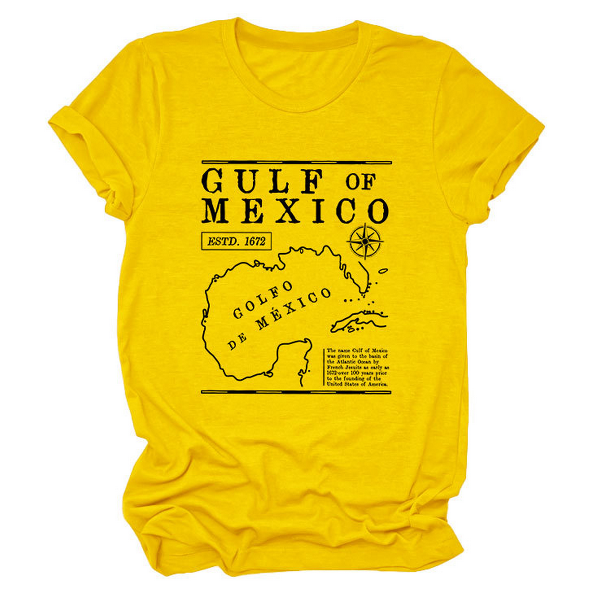 GULF OF MEXICO ESTD TEE SOFT COMFORT T SHIRT_CWTTSL0489