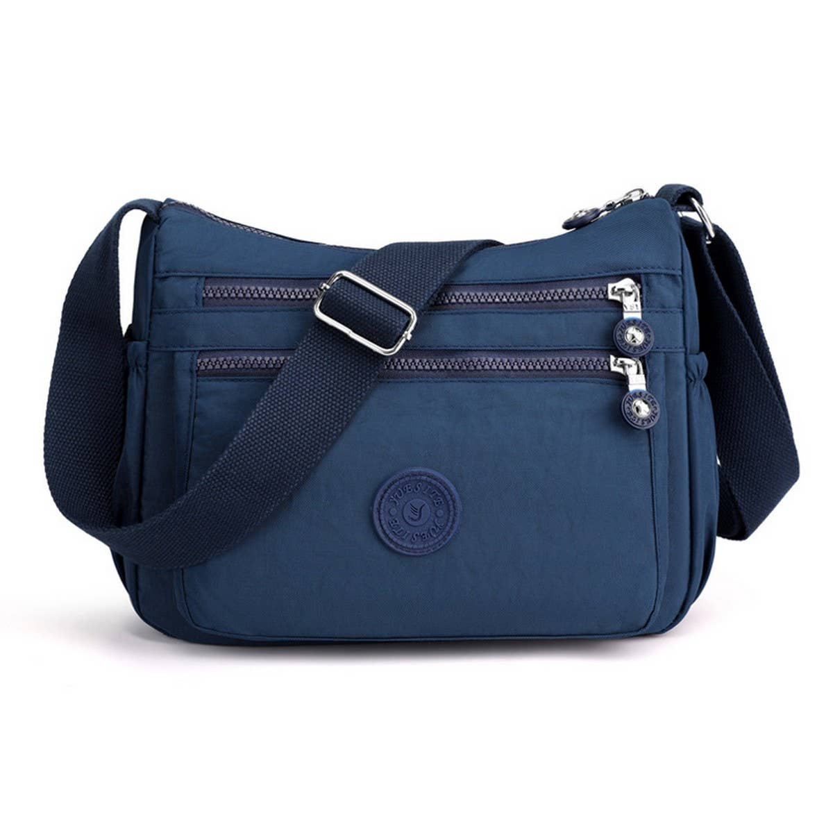 SIMPLE NYLON PRINTED CROSSBODY SHOULDER BAG_CWASC1727