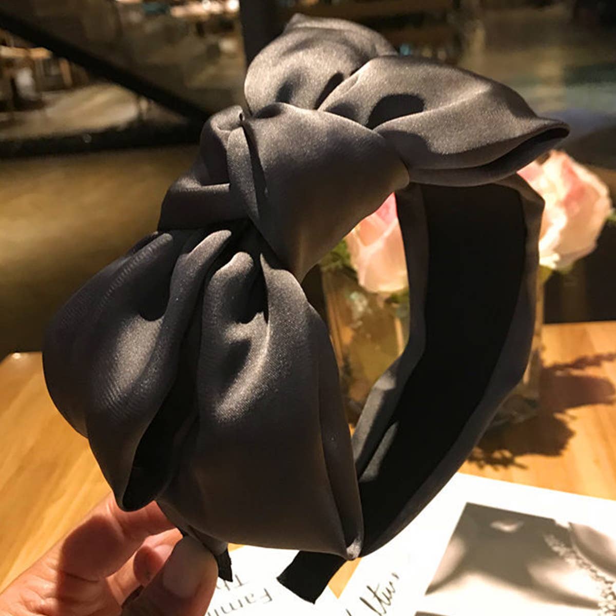 BOW DECOR HAIR HOOP_CWAHA0191