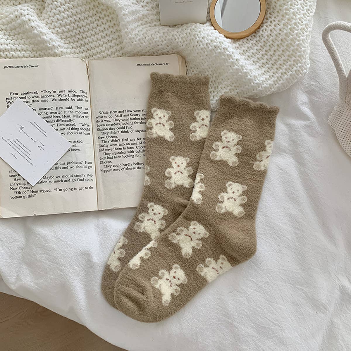 CUTE CARTOON THICK WARM BEAR SOCKS_CWMS0883