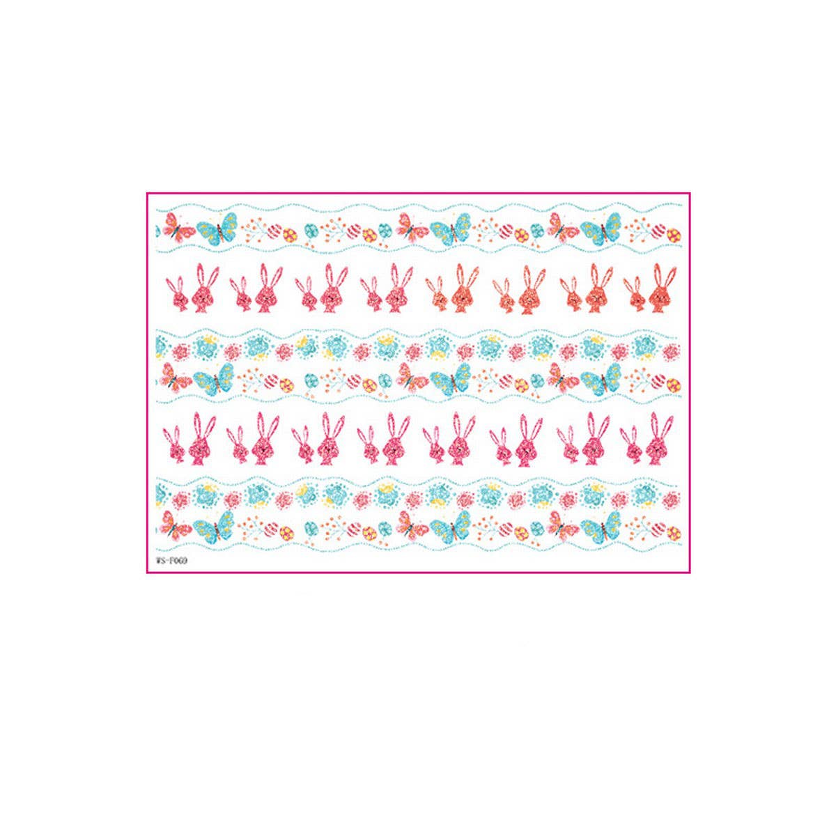 EASTER GLITTER WATER TRANSFER STICKERS FOR CANDLES_CWMM8367