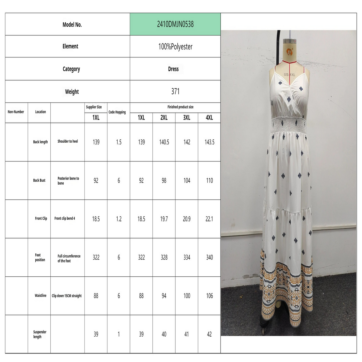 ELEGANT FLORAL SLIM FIT SUMMER CAMI DRESS_CWDSD8482