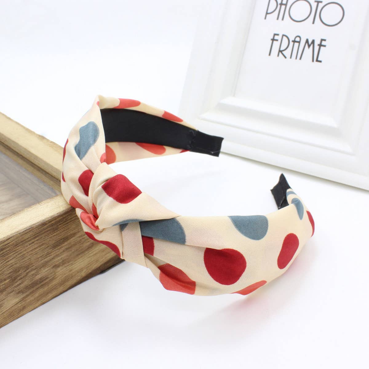 SIMPLE WIDE BRIMMED FABRIC CROSS KNOT HEADBAND_CWAHA1677