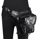 RETRO SKULL STEAMPUNK LEG BAG WALLET_CWAB0647